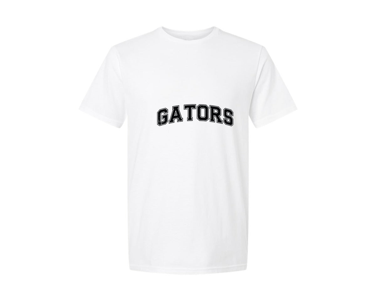 brand:Generic|color:White|Go Gators Funny Alligator 3 Graphic T-Shirt