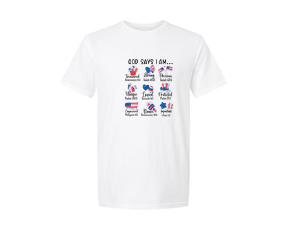 brand:Generic|color:White|4Th Of July Bundleamericausa 1776 Graphic T-Shirt