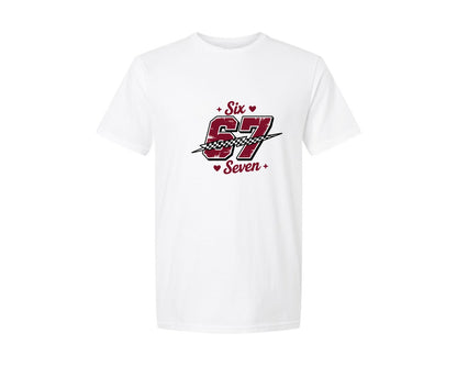 brand:Generic|color:White|Racing Style 67Th Birthday 67 Graphic T-Shirt