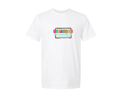 brand:Generic|color:White|Mental Health Undiagnosed Yarn Shirt Graphic T-Shirt