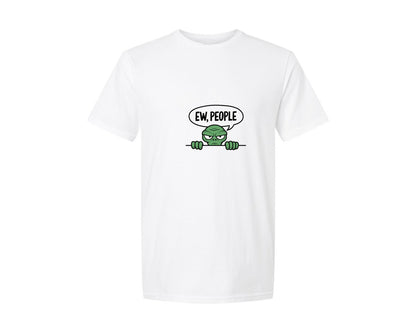 brand:Generic|color:White|Ew People Alien Ufo T Shirt Design Graphic T-Shirt
