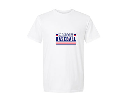 brand:Generic|color:White|Baseball Team Baseball Mom 2 Graphic T-Shirt