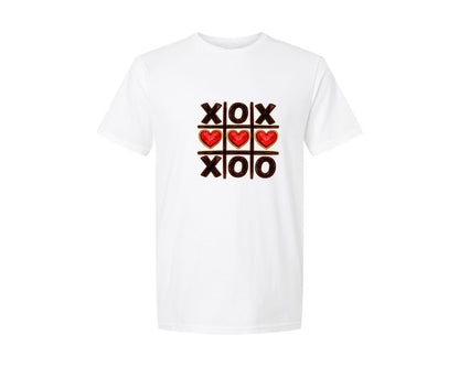 brand:Generic|color:White|Valentines Day Love Game Design Graphic T-Shirt
