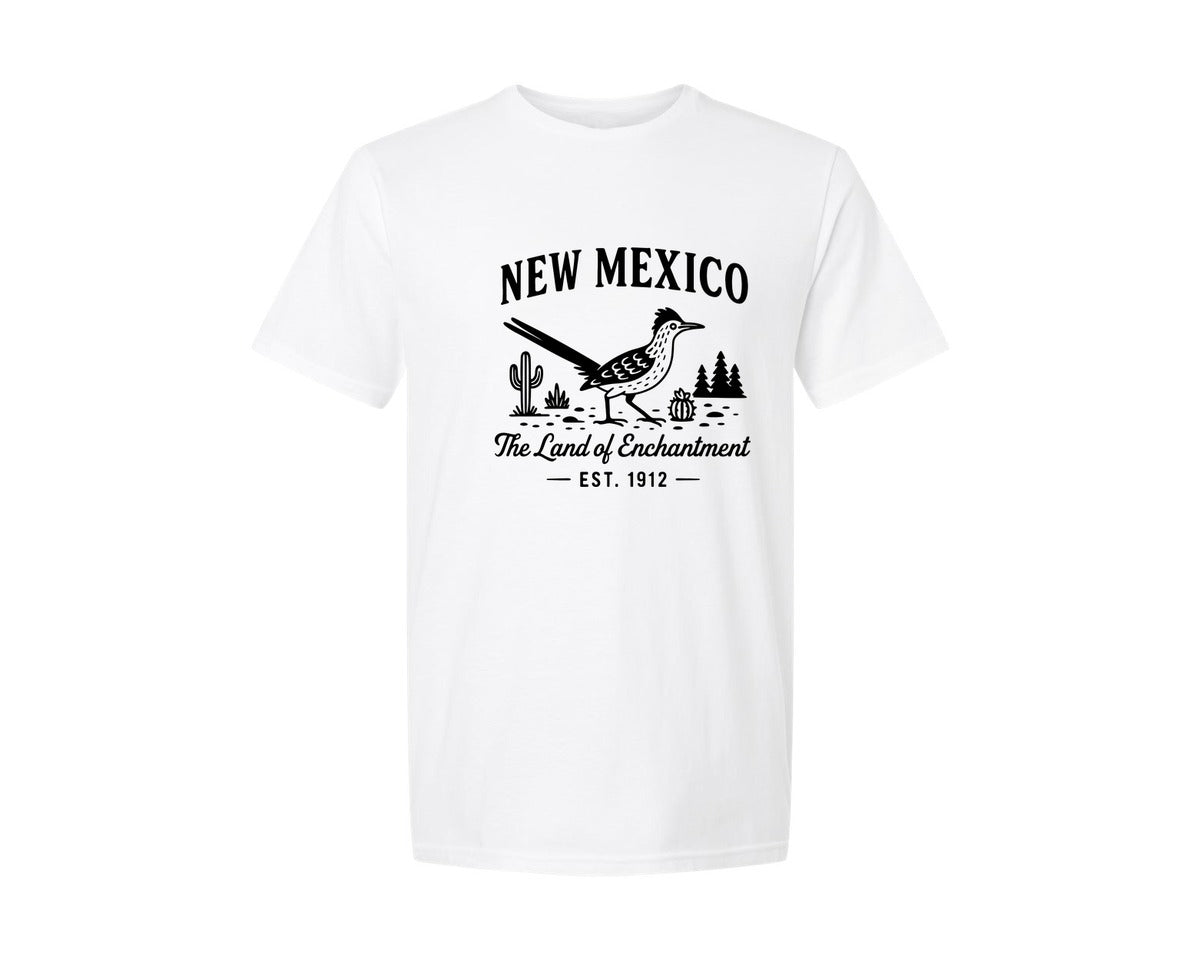 brand:Generic|color:White|New Mexico The Land Of Enchantment 2 Graphic T-Shirt
