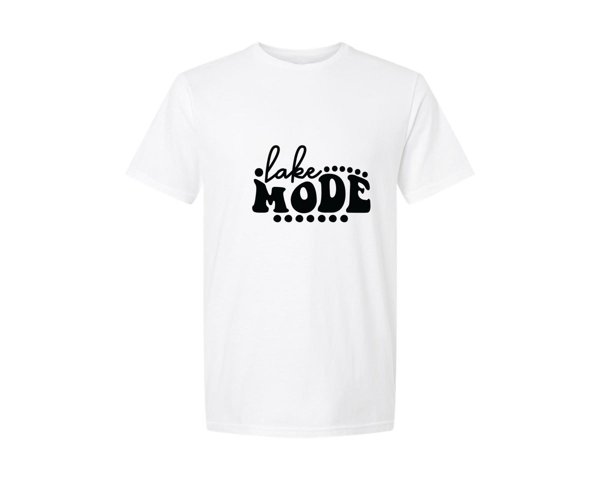 brand:Generic|color:White|Lake Mode 23 Graphic T-Shirt