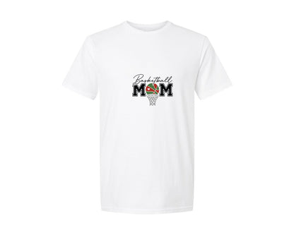 brand:Generic|color:White|Basketball Mom Basketball Mama 2 Graphic T-Shirt