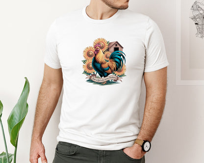 brand:Bella Canvas|color:White|Just A Girl Who Loves Chickens 10 Graphic T-Shirt