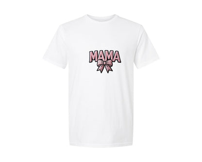 brand:Generic|color:White|Coquette Mama Faux Yarn Latch Hook Graphic T-Shirt