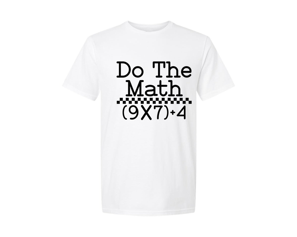 brand:Generic|color:White|Do The Math 67 Meme Six Seven 2 Graphic T-Shirt