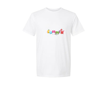 brand:Generic|color:White|Summer Vibes T Shirt Sweet Summer Graphic T-Shirt