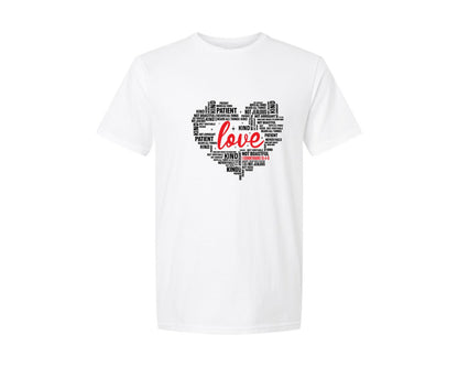 brand:Generic|color:White|Love Never Fails Des Graphic T-Shirt