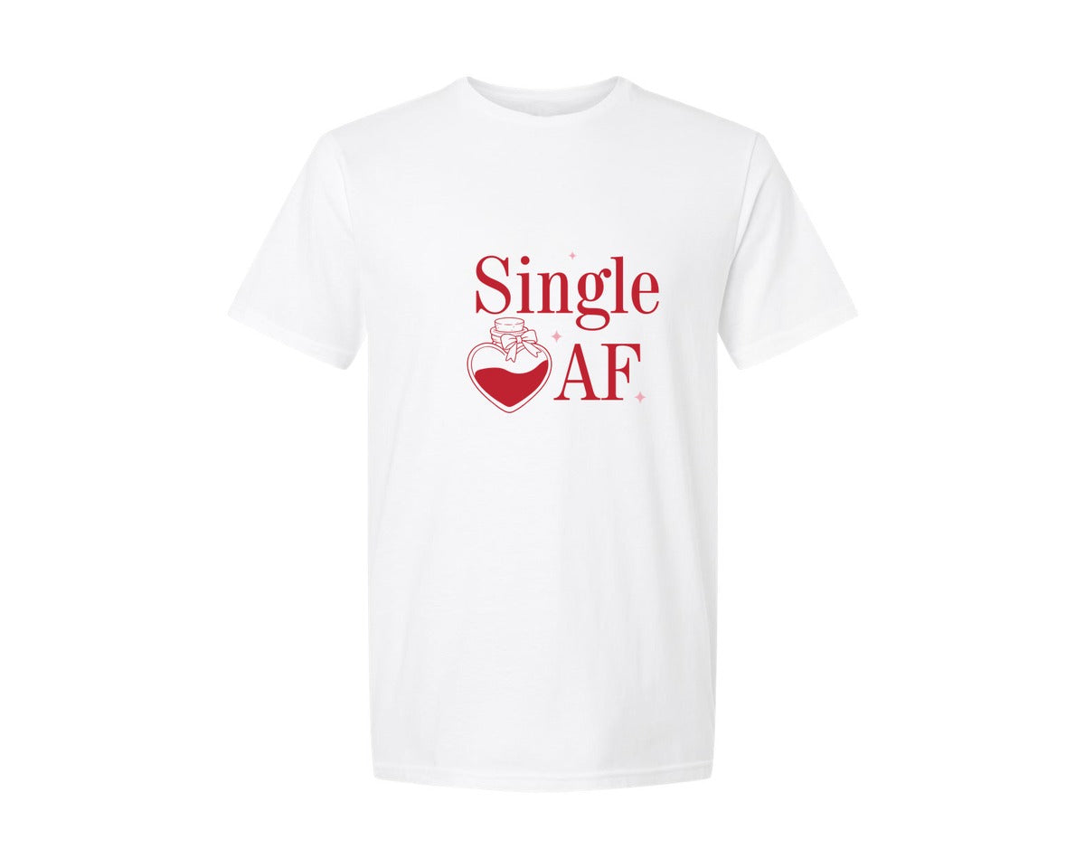 brand:Generic|color:White|Anti Valentines Day Design Graphic T-Shirt