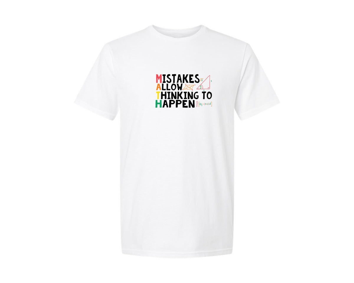 brand:Generic|color:White|Math Teacher T Shirt 2 Graphic T-Shirt
