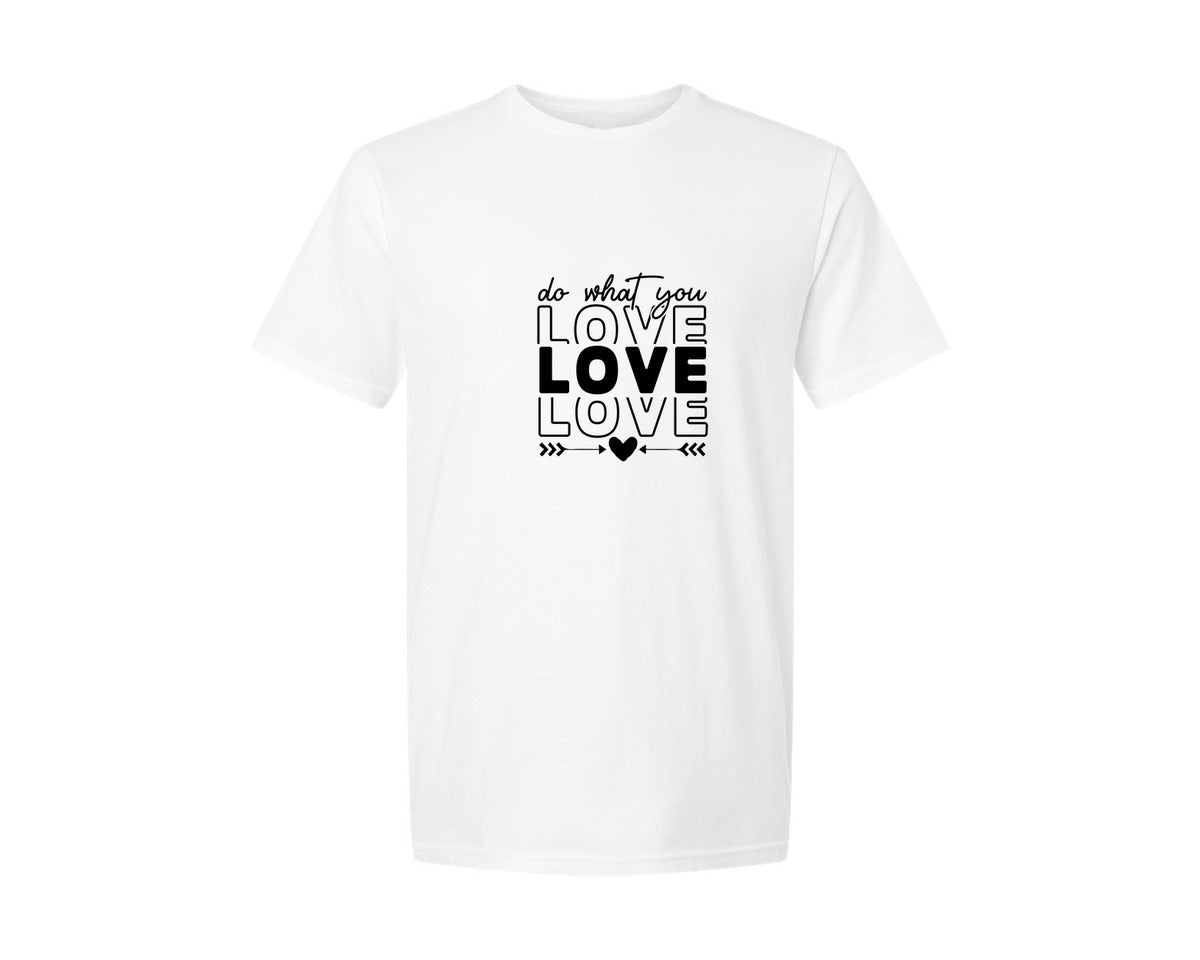 brand:Generic|color:White|Do What You Love Svgsarcastic Graphic T-Shirt