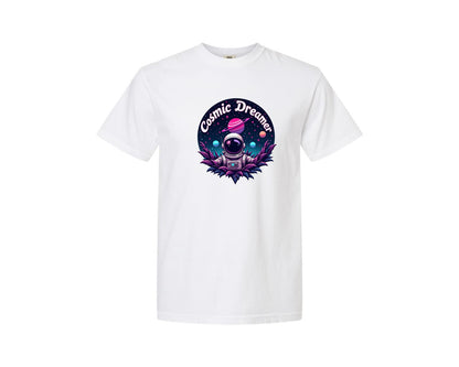 brand:Comfort Colors|color:White|Cosmic Dreamer T Shirt Design Graphic T-Shirt