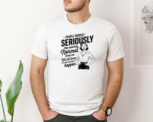 Vintage Funny Trendy Woman Shirt Design Graphic T-Shirt