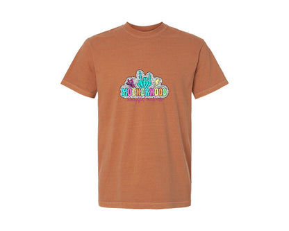 brand:Comfort Colors|color:Yam|Retro Motherhood Funny Mama Graphic T-Shirt
