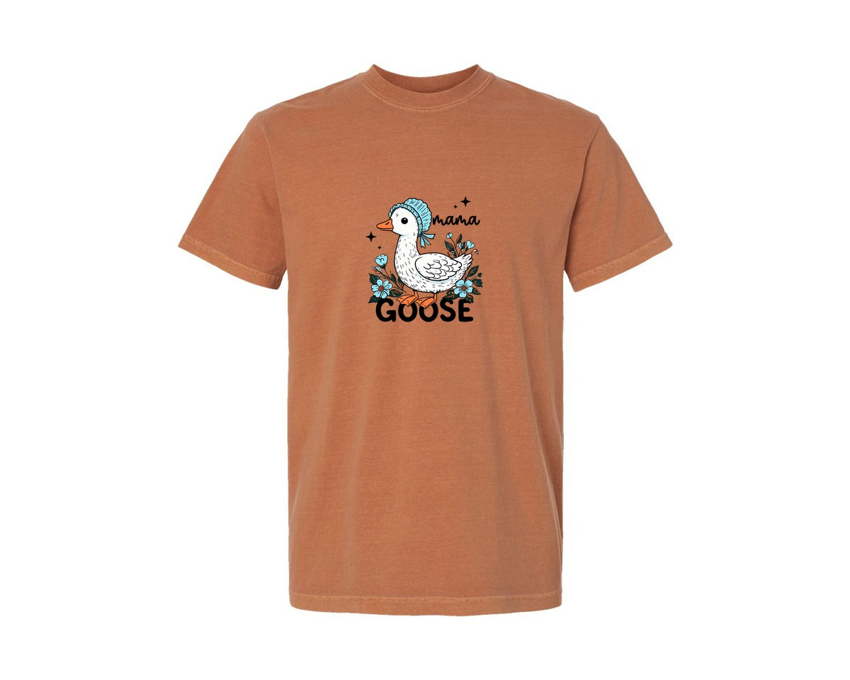 brand:Comfort Colors|color:Yam|Mama Goose Mothers Day Vintage Graphic T-Shirt