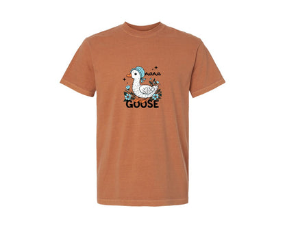 brand:Comfort Colors|color:Yam|Mama Goose Mothers Day Vintage Graphic T-Shirt