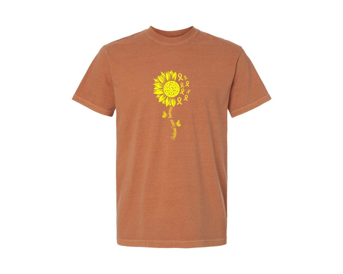 brand:Comfort Colors|color:Yam|Cancer Awareness T Shirt 4 Graphic T-Shirt