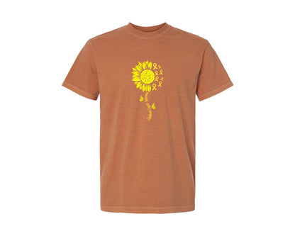 brand:Comfort Colors|color:Yam|Cancer Awareness T Shirt 4 Graphic T-Shirt