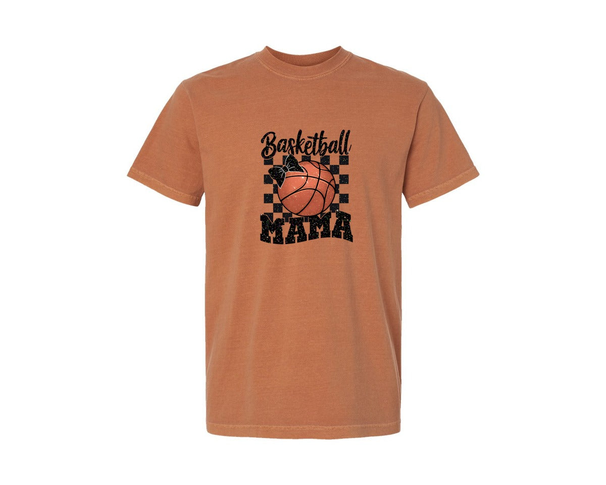 brand:Comfort Colors|color:Yam|Mama Lightning Bolt Design 2 Graphic T-Shirt