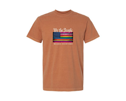 brand:Comfort Colors|color:Yam|We The People Means Everyone Lgbtq Graphic T-Shirt