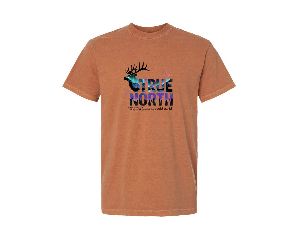 brand:Comfort Colors|color:Yam|True North Vbs Vacation Bible School Graphic T-Shirt