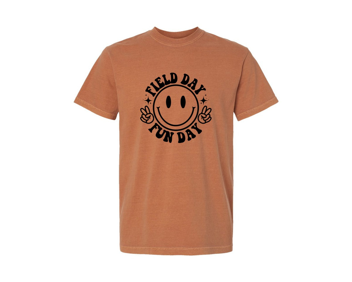 brand:Comfort Colors|color:Yam|Field Day Fun Day Field Day Graphic T-Shirt