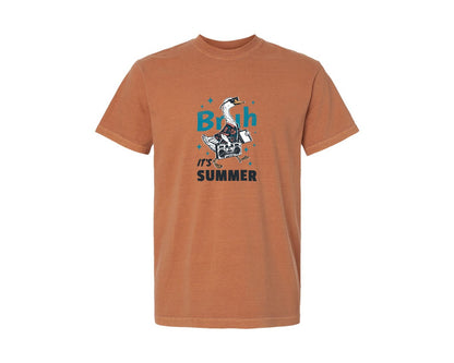 brand:Comfort Colors|color:Yam|Retro Summer Goose With Vintage Radio Graphic T-Shirt