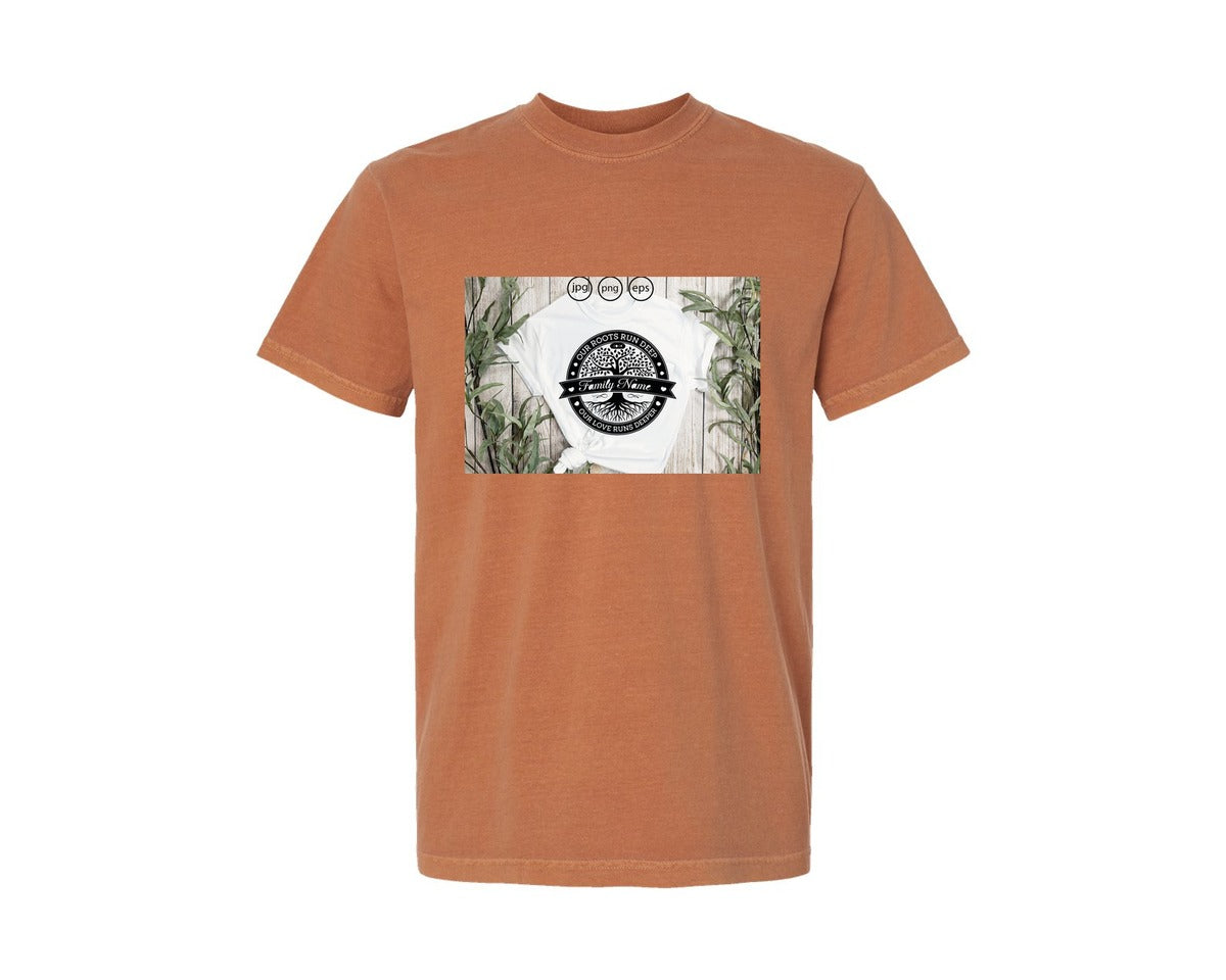 brand:Comfort Colors|color:Yam|Our Roots Run Deep Family Reunion 2 Graphic T-Shirt