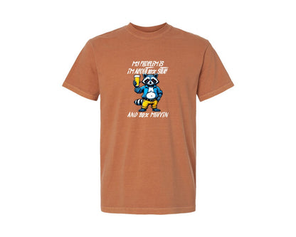 brand:Comfort Colors|color:Yam|Dad Bob Pnghumor Dad Quotes Funny Dad Graphic T-Shirt