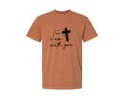 brand:Comfort Colors|color:Yam|Fear Not Christianity Bible Graphic T-Shirt