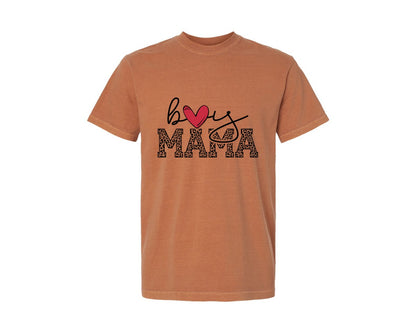 brand:Comfort Colors|color:Yam|Boy Mama Mama Boy 2 Graphic T-Shirt