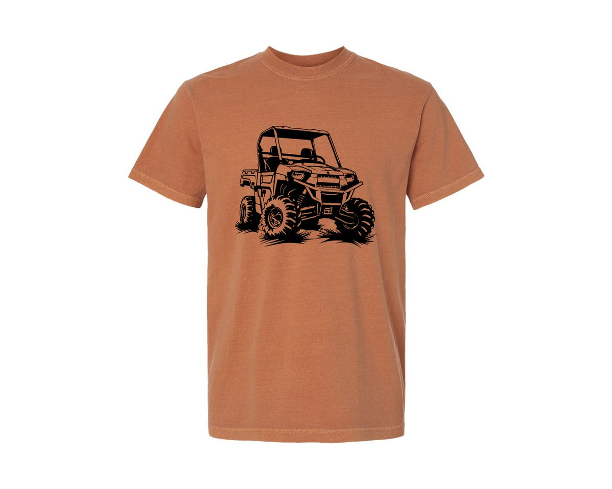 brand:Comfort Colors|color:Yam|Atv Atv Riding Graphic T-Shirt