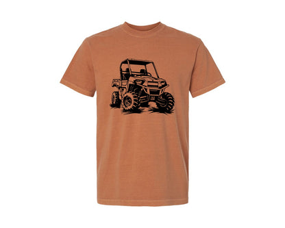 brand:Comfort Colors|color:Yam|Atv Atv Riding Graphic T-Shirt