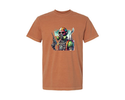 brand:Comfort Colors|color:Yam|Robot Sublimationsticker Graphic T-Shirt