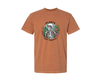brand:Comfort Colors|color:Yam|Plants Not People Graphic T-Shirt