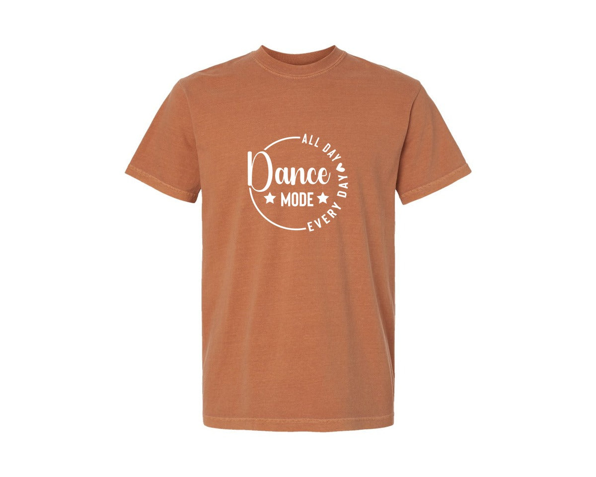 brand:Comfort Colors|color:Yam|Dance Mode Files Dance Mom Graphic T-Shirt