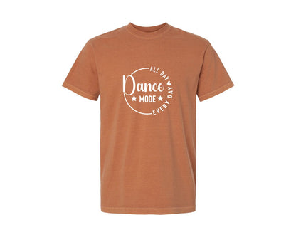 brand:Comfort Colors|color:Yam|Dance Mode Files Dance Mom Graphic T-Shirt