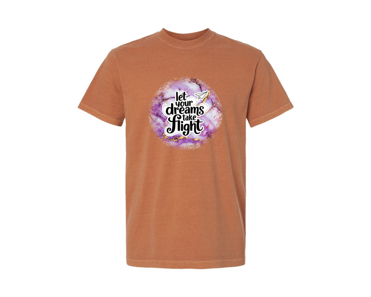 brand:Comfort Colors|color:Yam|Inspirational Quote Round Tshirt 54 Graphic T-Shirt