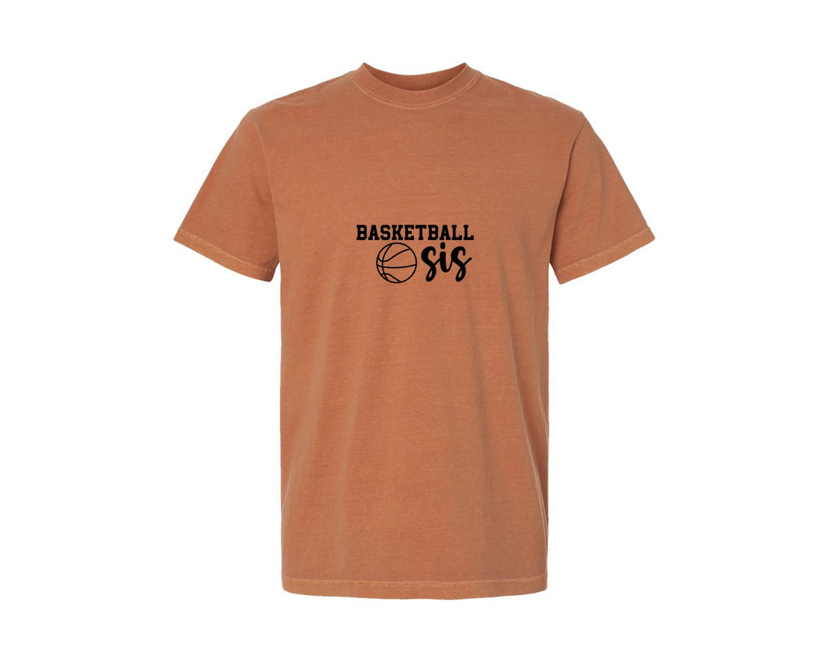 brand:Comfort Colors|color:Yam|Basketball Sis 2 Graphic T-Shirt