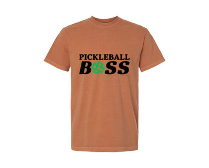 brand:Comfort Colors|color:Yam|Pickleball Boss Graphic T-Shirt
