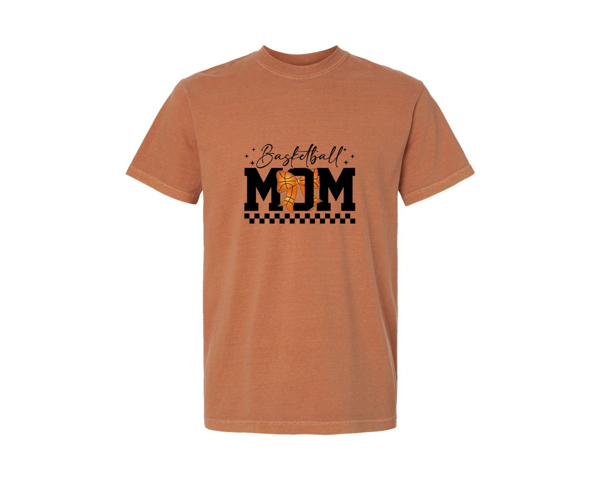 brand:Comfort Colors|color:Yam|Basketball Mom Shirts Design Graphic T-Shirt