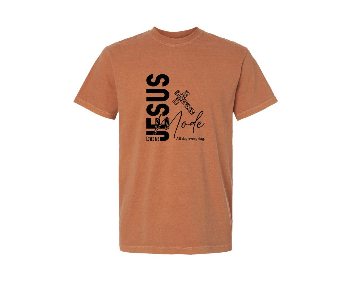 brand:Comfort Colors|color:Yam|Jesus Loves Me Love Like Jesus Graphic T-Shirt