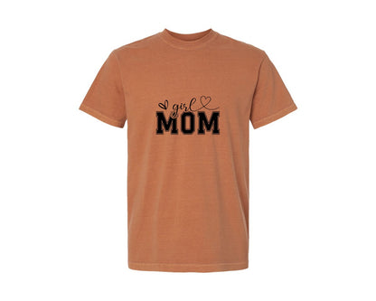 brand:Comfort Colors|color:Yam|Girl Mom Mothers Day Mama Graphic T-Shirt
