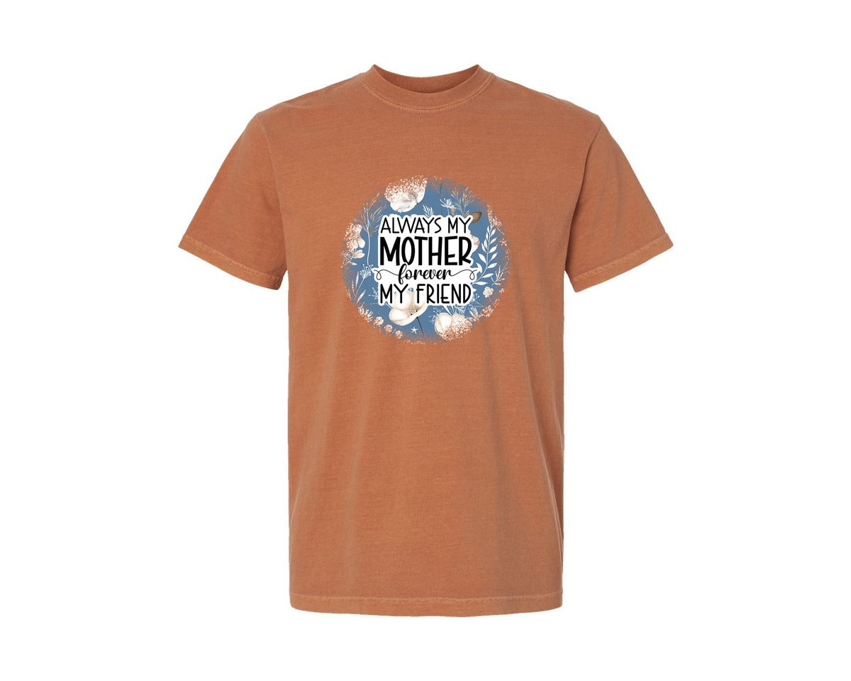 brand:Comfort Colors|color:Yam|Mothers Day Quote Round Tshirt 64 Graphic T-Shirt