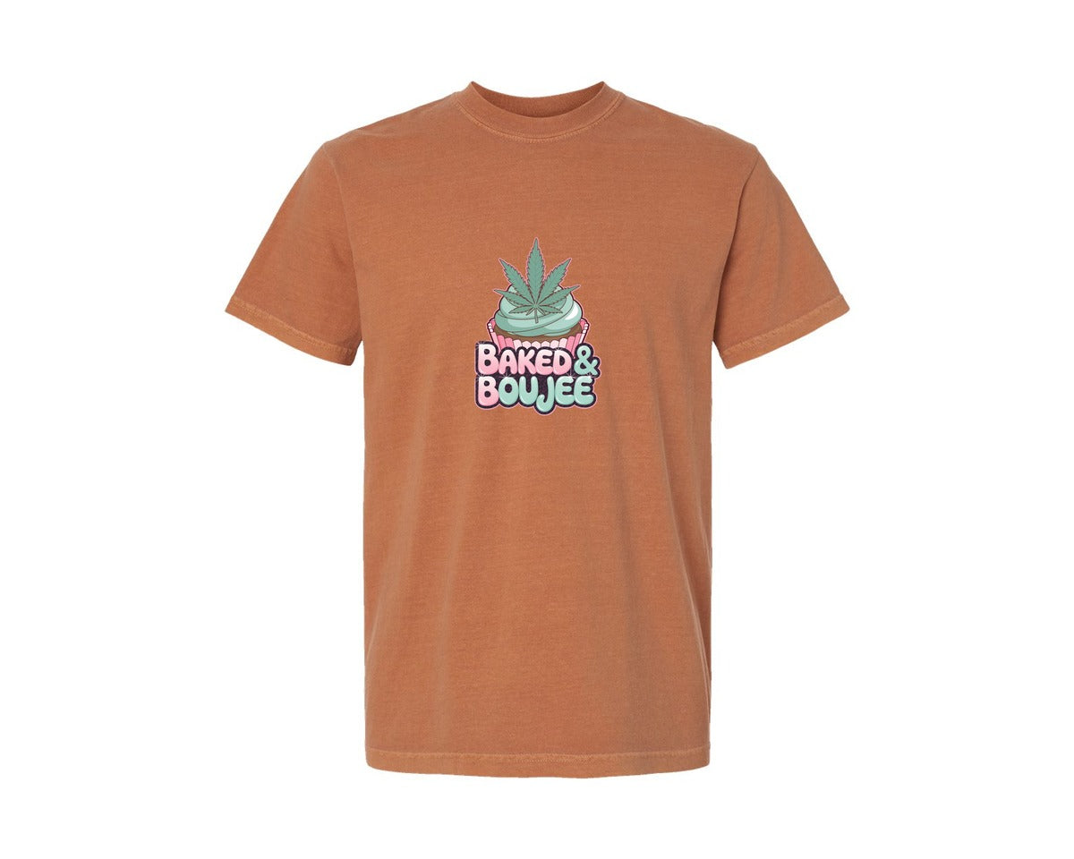 brand:Comfort Colors|color:Yam|Baked Boujee Funny 4 Graphic T-Shirt