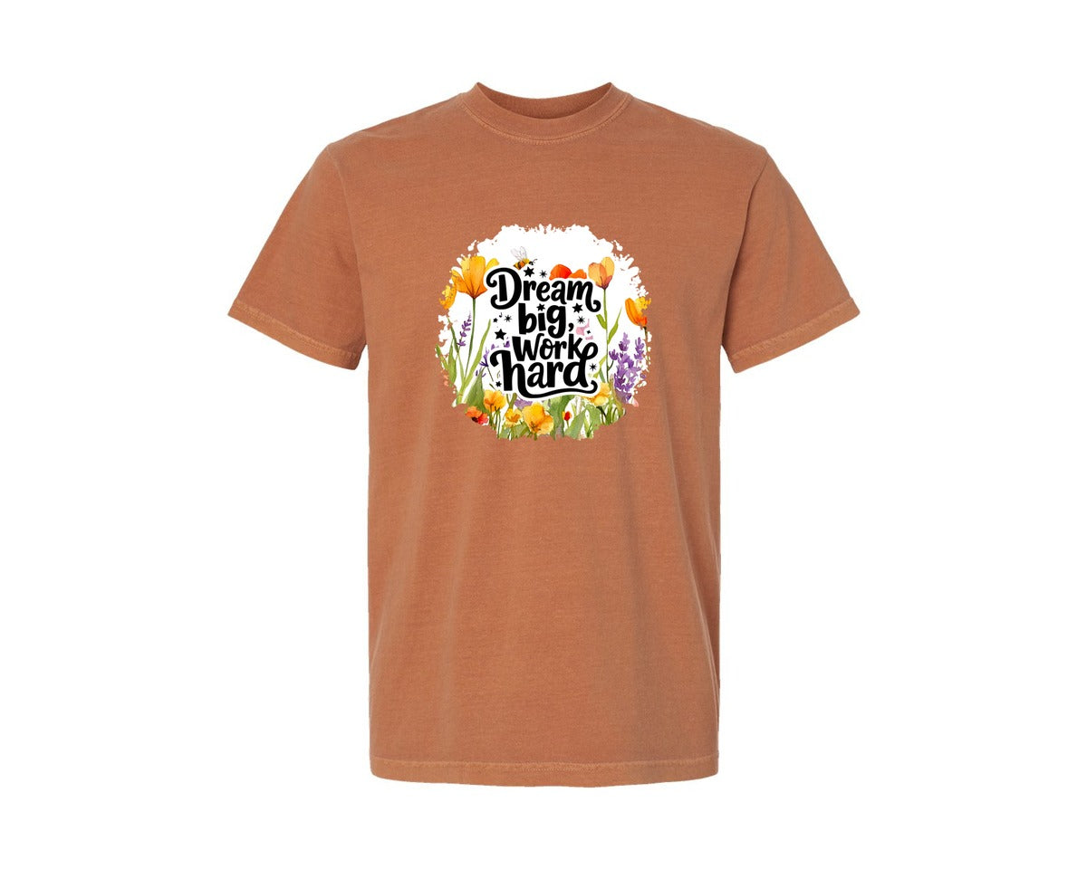 brand:Comfort Colors|color:Yam|Inspirational Quote Round Tshirt 7 Graphic T-Shirt