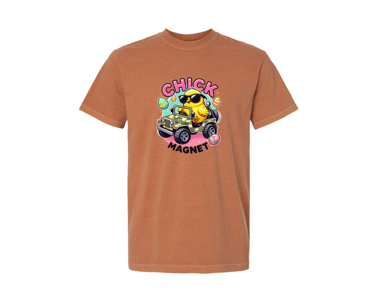 brand:Comfort Colors|color:Yam|Chick Magnet Easter Chick Cool Graphic T-Shirt
